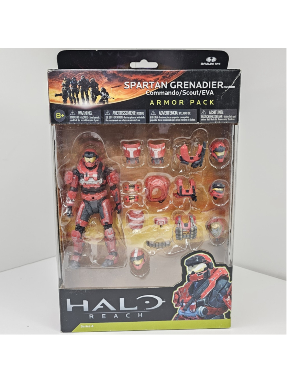 SEALED Halo Reach Spartan Grenadier Armor Pack McFarlane Toys Series 4 NEW